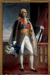 Porträt von Bon Adrien Jannot de Moncey, Herzog von Conegliano (1754-1842), Marschall des Kaiserreichs 1804, Gouverneur der Invaliden von 1833 bis 1842 Anonymes Gemälde. 1806