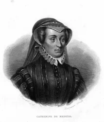 Porträt von Katharina von Medici (1519 - 1589)