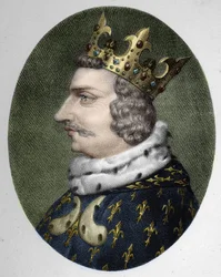 Porträt von Karl V. der Weise (1338 - 1380), König von Frankreich