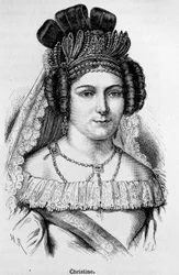 Porträt von Christine von Schweden, genannt Königin Christine (1626-1689).