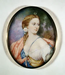 Porträt der Gräfin Anna Walewska, geborene Anna Maria Ricci, Ehefrau von Graf Walewski (1810 - 1868). Museo del Risorgimento. Mailand