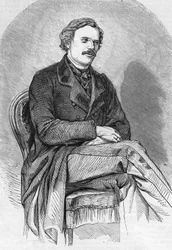 Porträt von Daniel Dunglas Home (1833-1886) Medium.