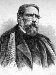 Porträt von Decamps, französischer Maler (1803 - 1860) - in „Les Contemporains“ (Gravur)