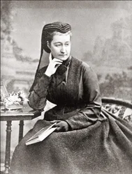 Porträt von Eugenia, Ehefrau von Napoleon III und Königin der Franzosen. 19. Jahrhundert