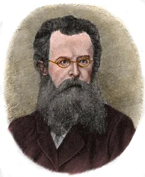 Porträt von Felix Dahn (1834-1912), deutscher Schriftsteller, Professor und Historiker