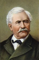 Porträt von Ferdinand de Lesseps (1805-1894), französischer Diplomat und Unternehmer