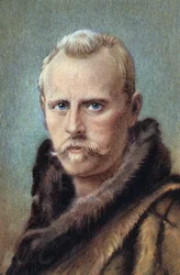 Porträt von Fridtjof Nansen, norwegischer Entdecker