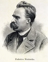 Porträt von Friedrich Nietzsche (1833 - 1900)