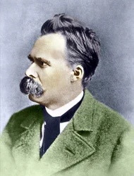 Porträt von Friedrich Nietzsche (1844 - 1900)