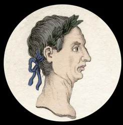 Porträt von Gaius Julius Caesar (100-44 v. Chr.)