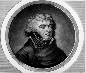 Porträt von General Jean Baptiste Kléber. Gravur in 