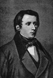 Porträt von Giacomo Leopardi (1798-1837), italienischer Schriftsteller