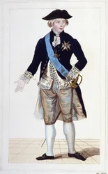 Porträt von Gilbert Mottier, Marquis de La Fayette (1757-1834).