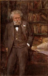 Porträt von Giosue Carducci (1835-1907), italienischer Dichter und Kritiker, anonymes Gemälde, frühes 20. Jahrhundert, Bologna, Casa Carducci