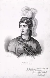 Porträt von Giuditta Pasta (1797-1865).