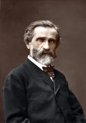 Porträt von Giuseppe Verdi, italienischer Komponist