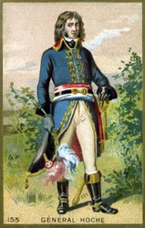 Porträt von General Hoche (1768 - 1797). Chromolithographie des späten 19. Jahrhunderts.