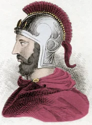 Porträt von Hannibal oder Annibal Barca (ca. 247-183 v. Chr.), karthagischer General und Staatsmann