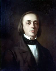 Porträt von Hans von Bülow (1830 - 1894), deutscher Dirigent. Gemälde. Wagner Museum Bayreuth.