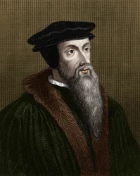 Porträt von Jean Calvin (1509-1564), französischer Religionsreformer und Schriftsteller