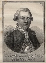 Porträt von Jean Francois de Galaup, Graf von La Pérouse (1741-1788) - Illustration aus „The Great Mariners of the 18th century“
