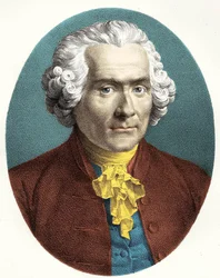 Porträt von Jean Jacques Rousseau (1712-1778)