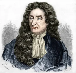 Porträt von Jean de La Fontaine (1621-1695), französischer Dichter