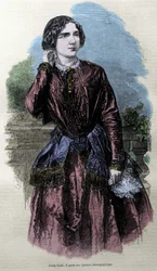 Porträt von Jenny Lind (1820-1887), schwedische Sängerin.