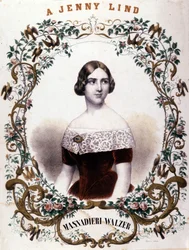 Porträt von Jenny Lind (1820-1887), schwedische Sängerin