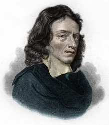 Porträt von John Milton, englischer Dichter und Essayist (1608-1674)
