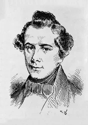 Porträt von Joseph Lanner, österreichischer Komponist, Violinist und Dirigent