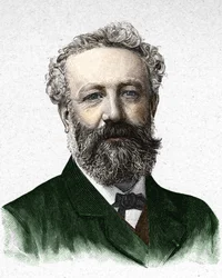 Porträt des französischen Schriftstellers Jules Verne (1828-1905)