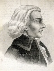 Porträt von Julien-Louis Geoffroy, Kritiker (1743 - 1814) - in „Les Contemporains“, n.d. späte 19. Jahrhundert
