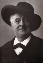 Porträt von Louis Hyacinthe Duflost, genannt Hyacinthe, französischer Komiker und Operettensänger 1814-1887.