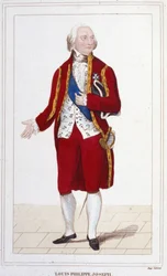 Porträt von Louis Philippe II. Joseph, Herzog von Orléans und Chartres, bekannt als Philippe Égalité