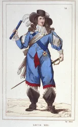 Porträt von Ludwig XIII. (1601 - 1643), König von Frankreich (1830)