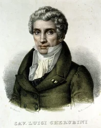 Porträt von Luigi Cherubini (1760-1842), italienischer Komponist