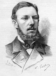 Porträt von Oscar Augustus von Schweden, Herzog von Gothland (1859-1953) hier im Jahr 1888 während seines Besuchs in Paris
