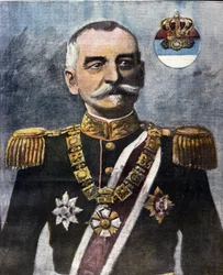 Porträt von Peter I. von Serbien
