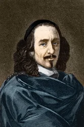 Porträt von Pierre Corneille (1606 - 1684), französischer Dramatiker.