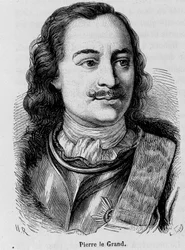 Porträt von Pierre Le Grand