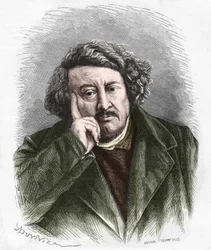 Porträt von Pierre Leroux, französischer Philosoph, Publizist und Politiker (1797 - 1871)