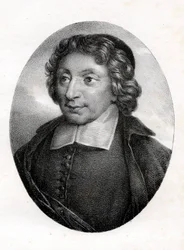 Porträt von Pierre Nicole (1625-1695), leidenschaftlicher Verteidiger des Jansenismus, nach einem Gemälde von Port Royal.