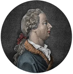 Porträt von Pietro Verri (1728-1797), italienischer Ökonom - Gravur