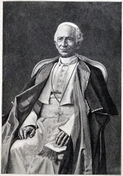 Porträt von Papst Leo XIII (1810-1903)
