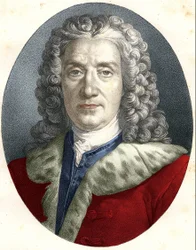 Porträt von Prosper Jolyot, Sieur De Crais-Billon, genannt Crébillon (Vater) (1674 - 1762) französischer Dramatiker