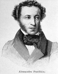 Porträt von Puschkin (1799 - 1837)