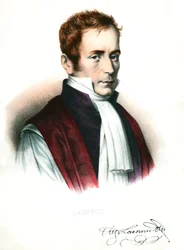 Porträt von Rene Laennec (1781-1826), französischer Arzt