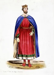 Porträt von Richard I. von England, sd. 12. Jahrhundert