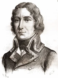 Porträt von Richepanse. Gravur des 19. Jahrhunderts